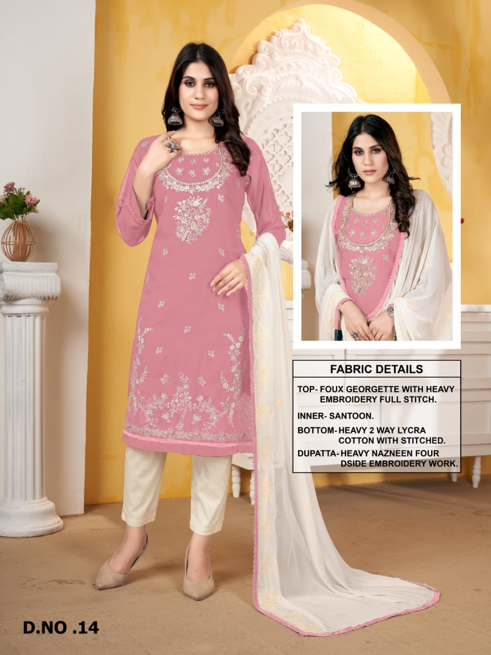 Aarsh 014 Exclusive Designer Wear Wholesale Readymade Georgette Suits